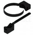 Uchwyt paskowy UZP 13-32C czarny opaska fi:13-32mm do kabli i rur instalacyjnych RLm 20szt.