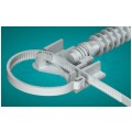 Uchwyt paskowy UZP 13-32S szary opaska fi:13-32mm do kabli i rur instalacyjnych RLm 20szt.
