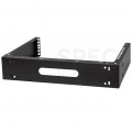 Uchwyt ścienny do urządzeń RACK 19" 2U 330mm czarny