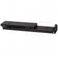 Uchwyt ścienny do urządzeń RACK 19" 2U 330mm czarny