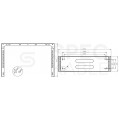 Uchwyt ścienny do urządzeń RACK 19" 3U 330mm czarny