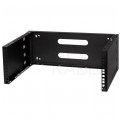 Uchwyt ścienny do urządzeń RACK 19" 4U 330mm czarny