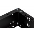Uchwyt ścienny do urządzeń RACK 19" 4U 330mm czarny