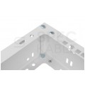 Uchwyt ścienny do urządzeń RACK 19" 4U 330mm szary