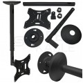 Uchwyt sufitowy do telewizora TV, monitora 23-42 cali 30kg uniwersalny 50-85cm czarny VESA MC-504A B