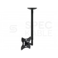 Uchwyt sufitowy do telewizora TV, monitora 23-42 cali 30kg uniwersalny 50-85cm czarny VESA MC-504A B