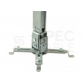 Uchwyt sufitowy, wieszak do projektora, rzutnika 43-65cm do 20kg srebrny VESA MC-581