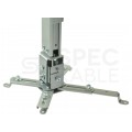Uchwyt sufitowy, wieszak do projektora, rzutnika 43-65cm do 20kg srebrny VESA MC-581