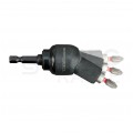 Udarowa nasadka kątowa 1/4" HEX + 10x Bity Shockwave Impact Duty MILWAUKEE