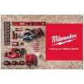 Udarowa nasadka kątowa 90° 1/4" + 10x Bit Shockwave Impact Duty MILWAUKEE