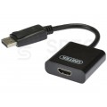 UNITEK Adapter DisplayPort 1.1a / HDMI FHD@60 (wtyk / gniazdo) 20cm