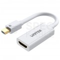 UNITEK Adapter mini DisplayPort -> HDMI 4K@30 (wtyk / gniazdo) biały 20cm