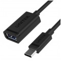 UNITEK Adapter USB 3.1 Typ-C / A PD czarny 1m