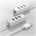 UNITEK Hub USB 2.0 A pasywny na 4 porty USB A biały na kablu 0,1m