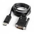 UNITEK Kabel DisplayPort 1.1a / DVI-D Single Link FHD@60 (wtyk / wtyk) czarny 1,8m