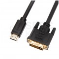 UNITEK Kabel DVI-D / HDMI 4K@60 (wtyk / wtyk) dwukierunkowy 2m