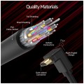 UNITEK Kabel HDMI 2.0 4K High Speed Ultra HD 4K@60 kątowy 270 stopni 3m