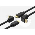 UNITEK Kabel HDMI 2.0 4K Premium High Speed Ultra HD 4K@60 kątowy 90 stopni 3m