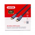 UNITEK Kabel HDMI 2.0 High Speed Ultra HD 4K@60 HDR oplot 1m