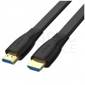 UNITEK Kabel HDMI 2.0 High Speed Ultra HD 4K@60 HDR płaski 1m