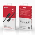 UNITEK Kabel przedłużacz USB 2.0 typ-C (wtyk / gniazdo) Quick Charge 2.0 czarny 1m