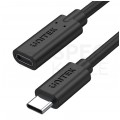 UNITEK Kabel przedłużacz USB 2.0 typ-C (wtyk / gniazdo) Quick Charge 2.0 czarny 1m