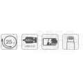 UNITEK Kabel USB 2.0 A / Lightning 8-pin (wtyk / wtyk) biały 25cm