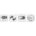 UNITEK Kabel USB 2.0 A / micro-B (wtyk / wtyk) 0,8m
