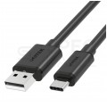 UNITEK Kabel USB 2.0 typ-C (wtyk / wtyk) QuickCharge 2.0 czarny 2m