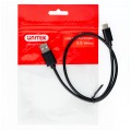 UNITEK Kabel USB 2.0 typ-C (wtyk / wtyk) QuickCharge 2.0 czarny 50cm krótki