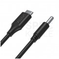 UNITEK Kabel zasilający USB-C - DC 4,5x3mm 65W PD do laptopów Dell 1,8m