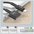 UNITEK Kabel zasilający USB-C - MagSafe3 140W PD do laptopów Apple 2m