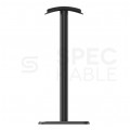 UNITEK Stojak uchwyt na słuchawki metalowy czarny 24cm