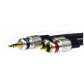 VITALCO JKD10 Kabel Audio AUX mini Jack 3,5mm Stereo (wtyk) / 2x RCA Cinch (wtyk) 0,5m