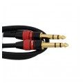 VITALCO MK63 Kabel Audio AUX Jack 6,3mm Stereo (wtyk / wtyk) 1m