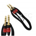 VITALCO MK63 Kabel Audio AUX Jack 6,3mm Stereo (wtyk / wtyk) 1m