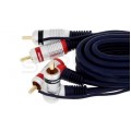 VITALCO RKD260 Kabel Coaxial Audio 2x RCA Cinch (wtyk kątowy) / 2x RCA Cinch (wtyk) 1,5m