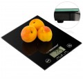 Waga kuchenna elektroniczna do 5kg z ekranem LCD szklana czarna Lemon Esperanza