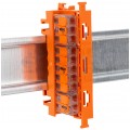 WAGO 221-500 Adapter montażowy na szynę DIN TH35 do złączek uniwersalnych WAGO COMPACT 221