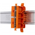 WAGO 222-500 Adapter montażowy na szynę DIN TH35 do złączek uniwersalnych WAGO CLASSIC 222