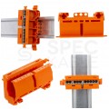 WAGO 222-500 Adapter montażowy na szynę DIN TH35 do złączek uniwersalnych WAGO CLASSIC 222