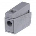 WAGO 224-101 Szybkozłączka przelotowa 2x 1,0-2,5mm2 uniwersalna (na drut / na linkę) 400V/24A ORYGINALNA woreczek 10szt.