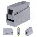 WAGO 224-101 Szybkozłączka przelotowa 2x 1,0-2,5mm2 uniwersalna (na drut / na linkę) 400V/24A ORYGINALNA woreczek 10szt.