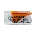WAGO COMPACT 221-415 Szybkozłączka 5x 0,2-4,0mm2 uniwersalna (na drut / na linkę) 450V/32A ORYGINALNA 25szt.