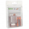 WAGO COMPACT 221-415 Szybkozłączka 5x 0,2-4,0mm2 uniwersalna (na drut / na linkę) 450V/32A ORYGINALNA blister 8szt.