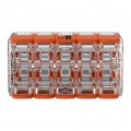 WAGO COMPACT 221-420 Szybkozłączka 10x 0,2-4,0mm2 uniwersalna (na drut / na linkę) 450V/32A ORYGINALNA 15szt.