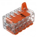 WAGO COMPACT 221-420 Szybkozłączka 10x 0,2-4,0mm2 uniwersalna (na drut / na linkę) 450V/32A ORYGINALNA 15szt.