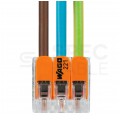 WAGO COMPACT 221-613 Szybkozłączka 3x 0,5-6,0mm2 uniwersalna (na drut / na linkę) 450V/41A ORYGINALNA 30szt.