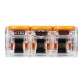 WAGO COMPACT 221-613 Szybkozłączka 3x 0,5-6,0mm2 uniwersalna (na drut / na linkę) 450V/41A ORYGINALNA 30szt.