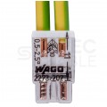 WAGO COMPACT 2273-202 Szybkozłączka 2x 0,5-2,5mm2 na drut 450V/24A ORYGINALNA blister 40szt.